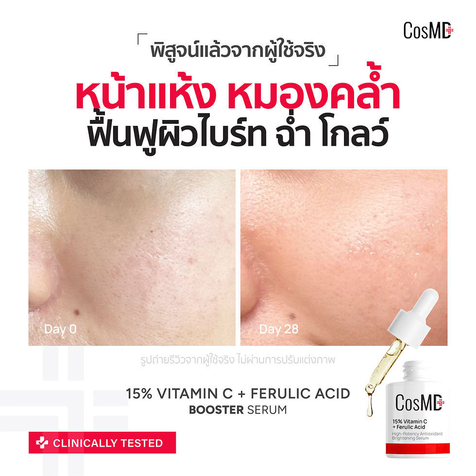 ภาพขนาดย่อ: CosMD 15% Vitamin C + Ferulic Acid High-Potency Antioxidant Brightening Serum