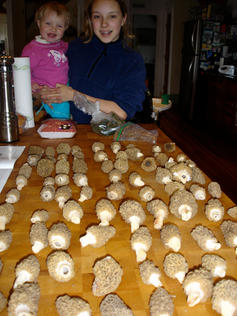 Emily and Ally with a haul of morels 2006.jpeg