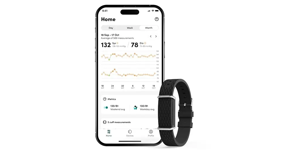 Hilo by Aktiia G0 Blood Pressure Monitoring System