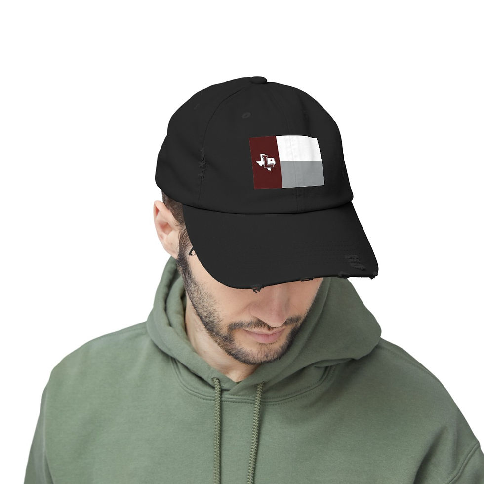 Thumbnail: Lewisville Unisex Distressed Cap