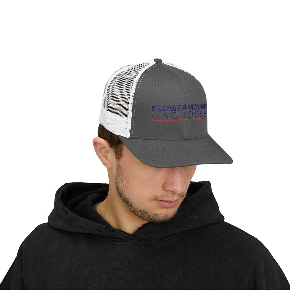Thumbnail: Flower Mound Lacrosse SnapBack Trucker Cap