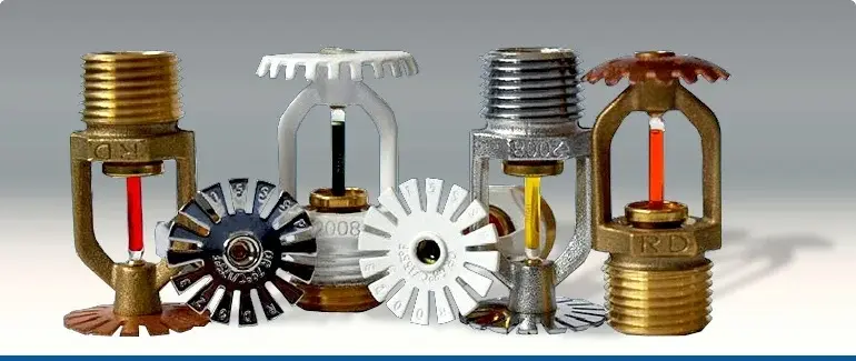 indoor fire sprinkler system heads