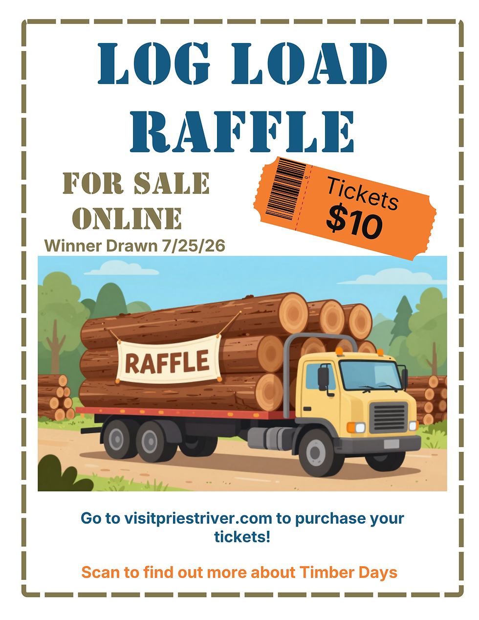Log Load Raffle Tickets