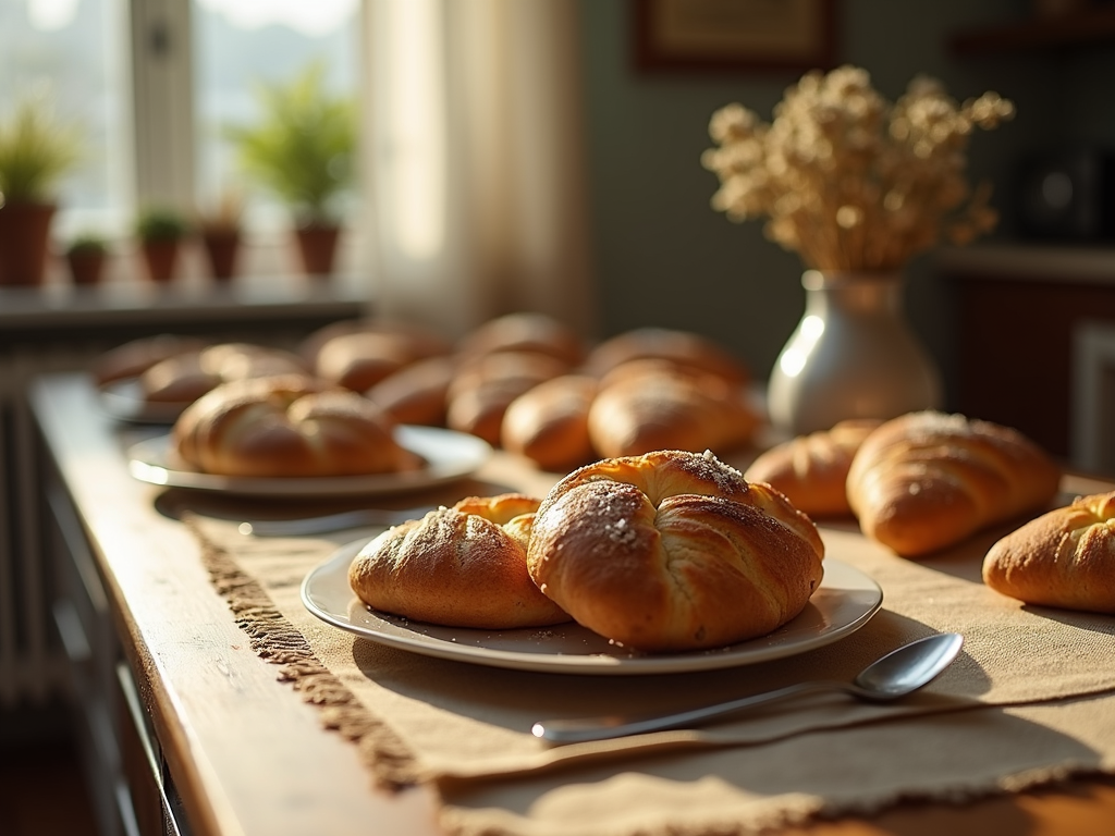 Arranged Food and Objects