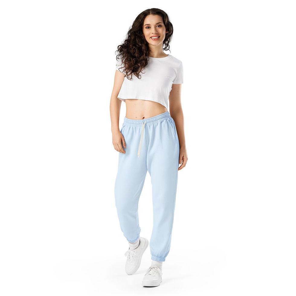 Thumbnail: Built From Within  -Unisex fleece sweatpants (back leg -Black text)
