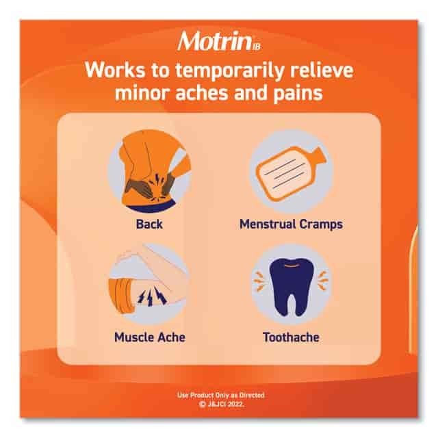 Thumbnail: Motrin IB, Unit Dose Box of 100 (50 Packs of 2) Coated Caplets 200mg Ibuprofen
