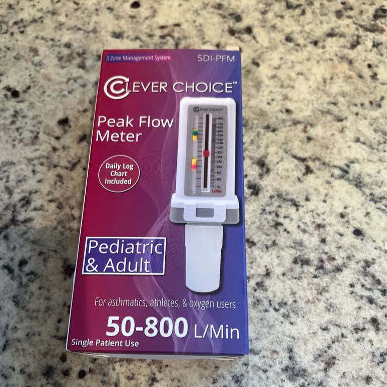 Thumbnail: Clever Choice Peak Flow Meater - Pediatric & Adult