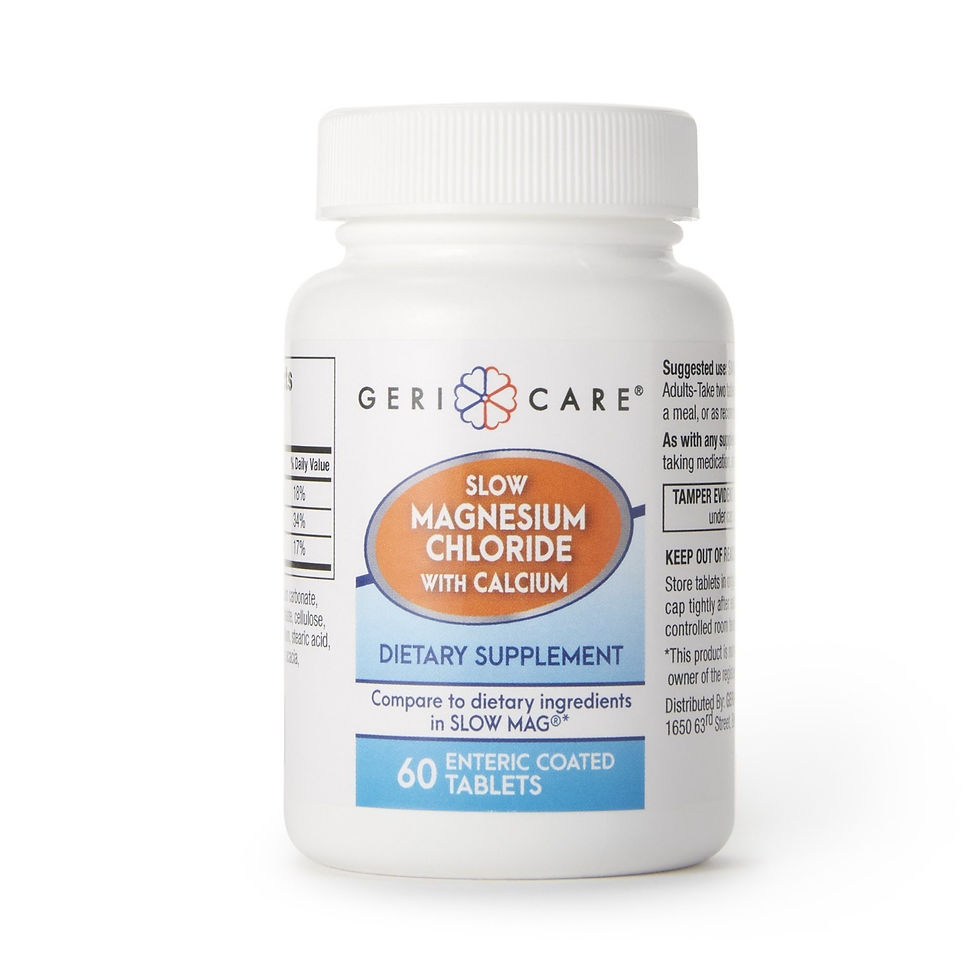 Thumbnail: 2 X Magnesium Oxide 400mg 120 tablet, 2 X Slow Magnesium w/ Calcium 60 tablet