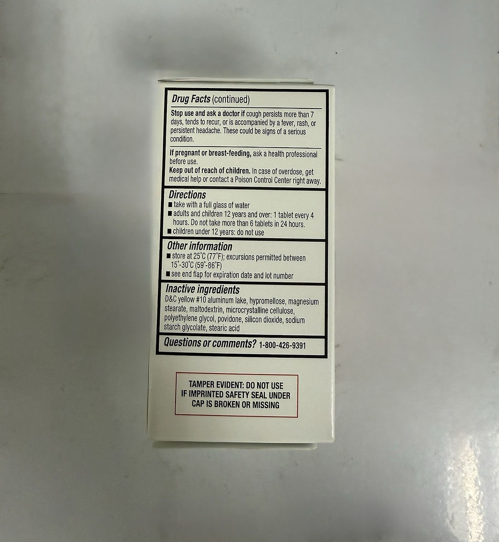 Thumbnail: 3 X Good Neighbor Pharmacy Mucus Relief DM Guaifenesin 400-20mg Tablets 50ct NIB