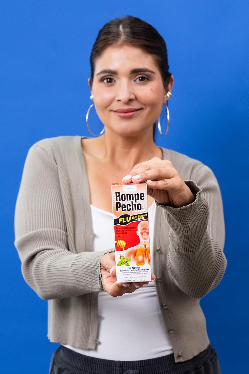 Thumbnail: Rompe Pecho SF-FLU (Sugar-Free FLU) 6oz - Cold and FLU Syrup