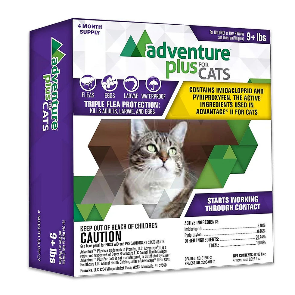 Thumbnail: Promika Adventure Plus 4-Month Supply Flea & Tick Prevention for Cats Over 9-lbs