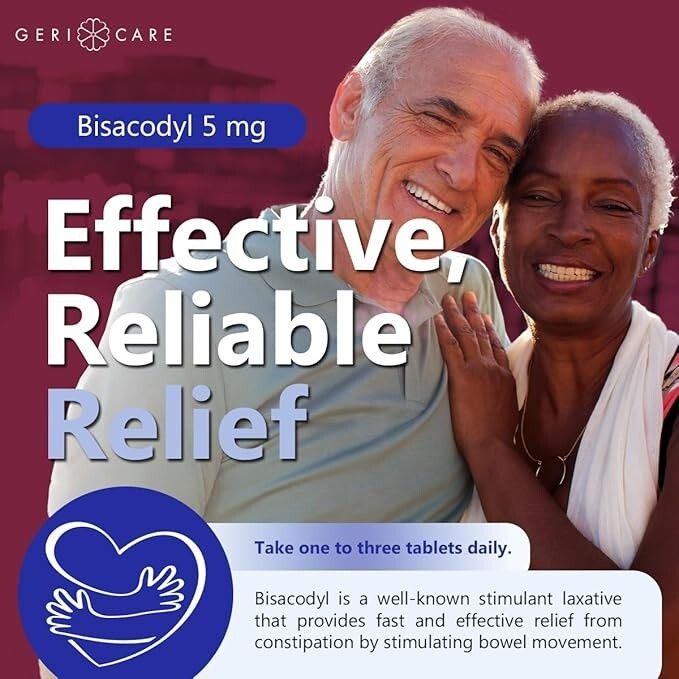 Thumbnail: 10 X Geri-Care Bisacodyl 5 mg Enteric Coated 100ct (Total 1000) NEW/SEALED