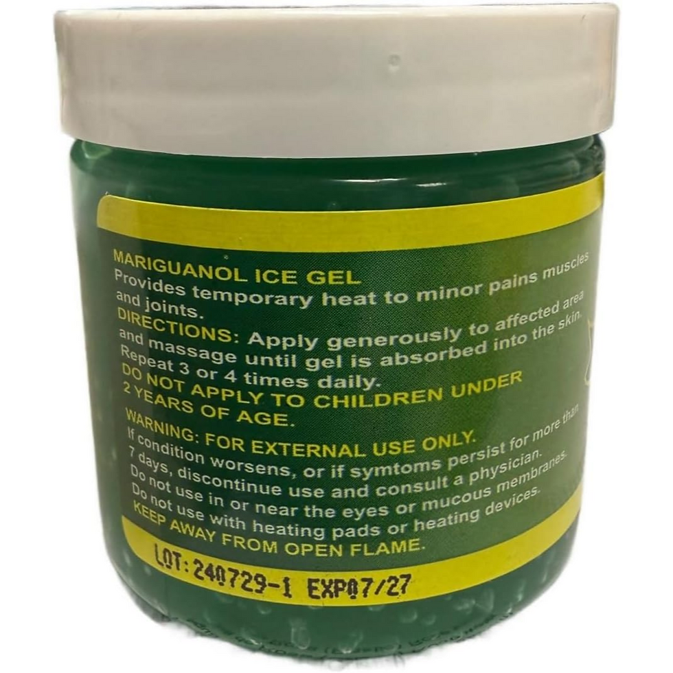 Thumbnail: Extra Strong Muscle Rub Gel with Hemp Oil, Menthol & Camphor 9 oz