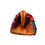 Thumbnail: Flower Leather Clutch Bag Tan