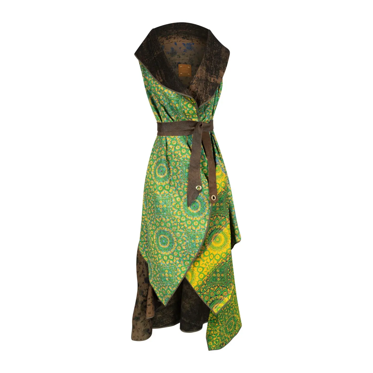 Cloaked Couture Wrap Dress / Coat