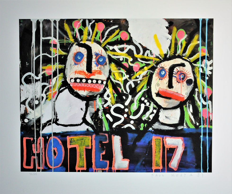 'Hotel 17' by Paul Kostabi