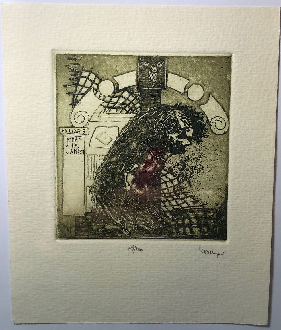 Ex-libris - Surreal Abstract