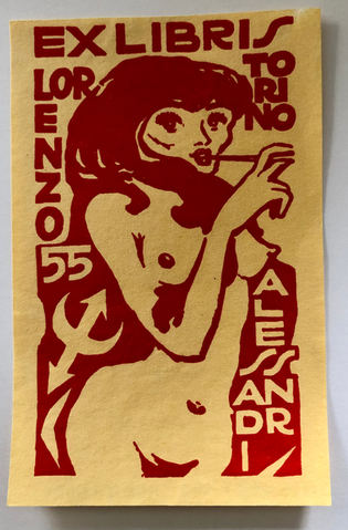  ex-libris by and for Allessandro Lorenzo. 