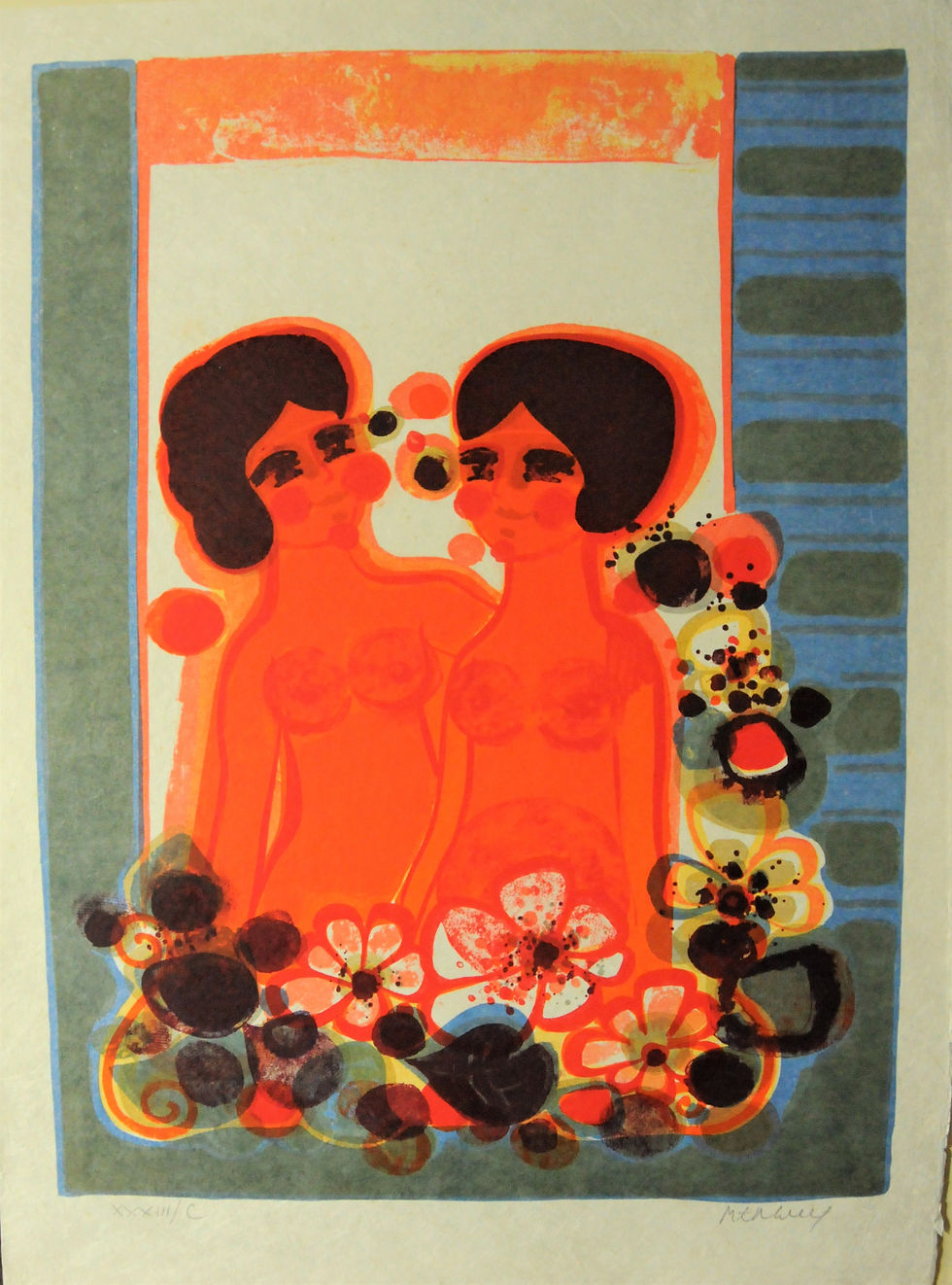 'Naked women in the chair' by Frederick Mengui