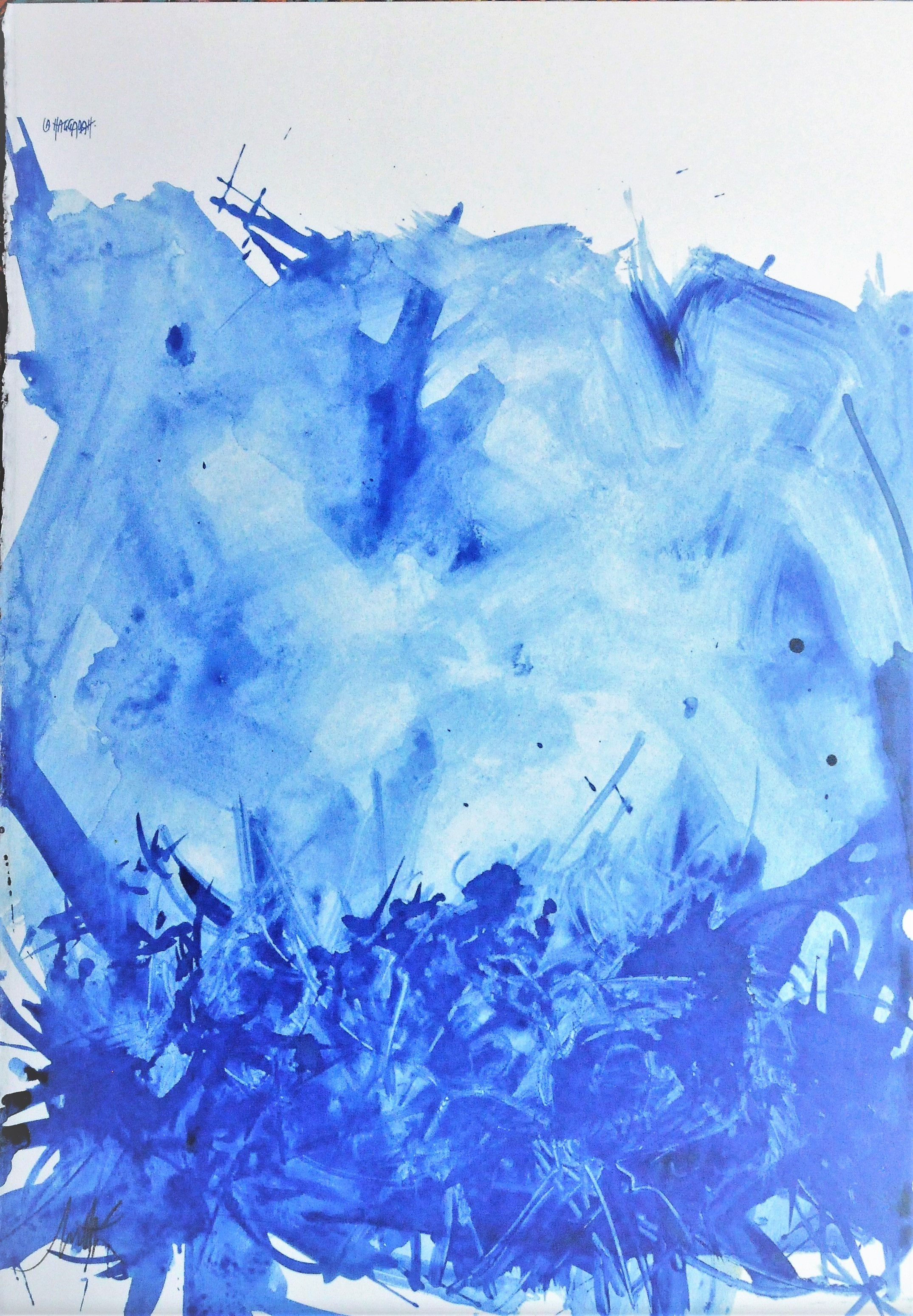 'The Eqyptians escaping under cover of the Red Sea.' by Raymond Moretti