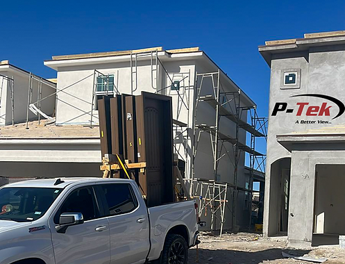 Jobsite delivery in West Texas - Ptek