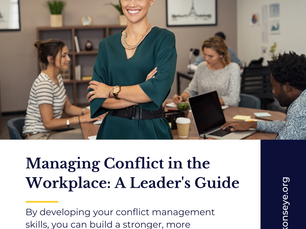 Managing Conflict in the Workplace: A Leader's Guide.
