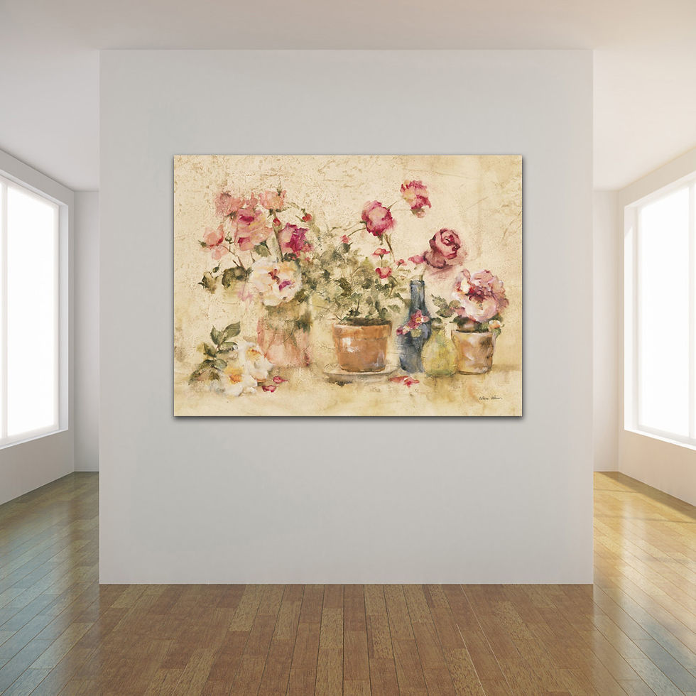 Thumbnail: Potted Roses I by Cheri Blum