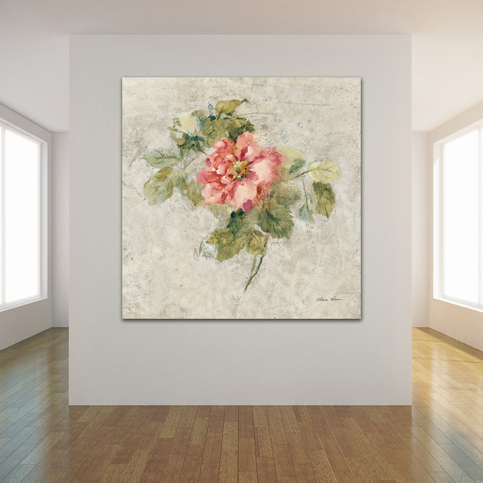 Thumbnail: Provence Rose II Red and Neutral by Cheri Blum