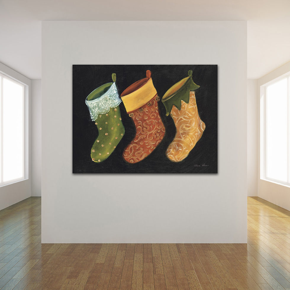 Thumbnail: Three Stockings by Cheri Blum