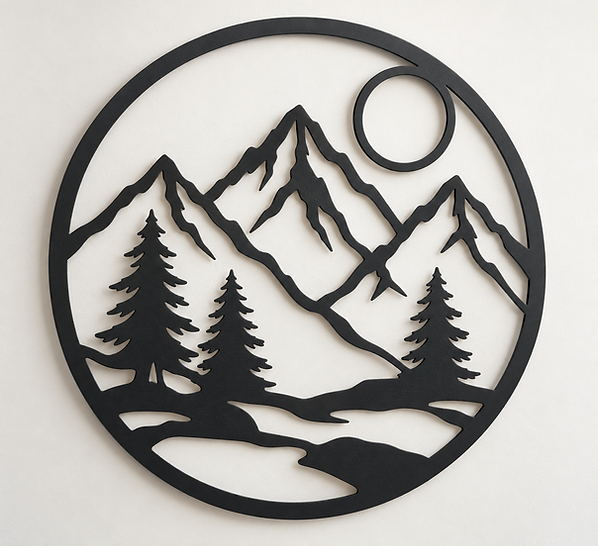 Circular Matte Black Mountain Wall Art-4.png