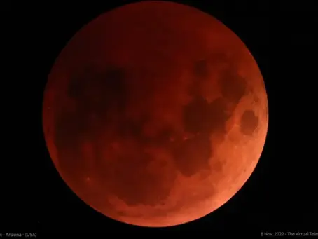A Stunning “Blood Moon” Graces the Night Sky