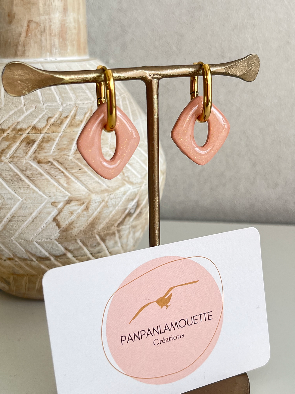 Miniature : Boucles d’oreilles Losange