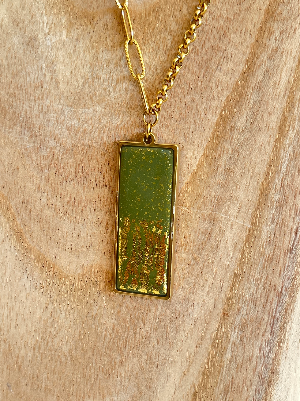 Miniature : Collier rectangle IRIS