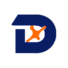 LOGO DRONECLAT QUI TOURNE SUR LUI MEME