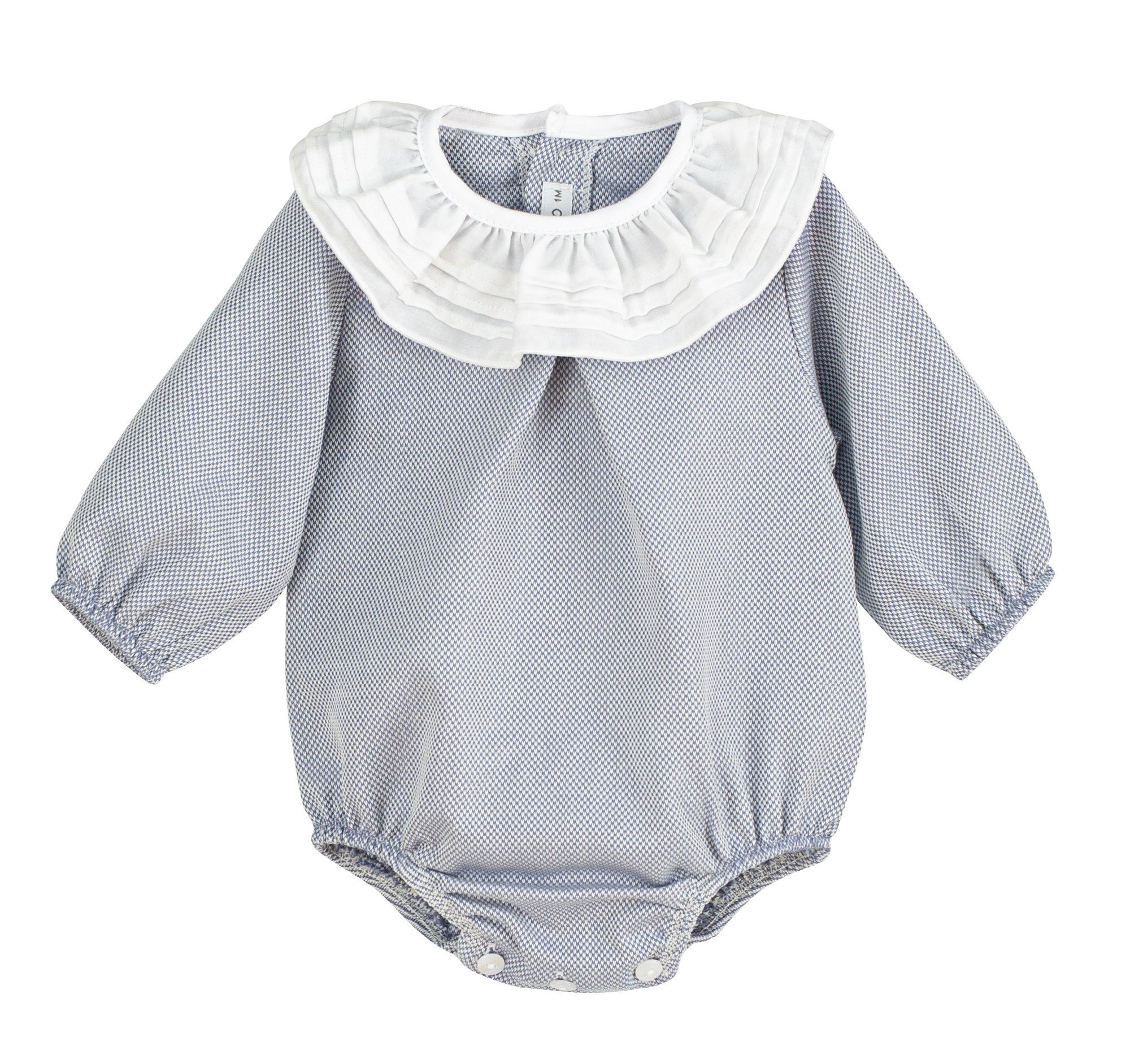 Grey frill romper 