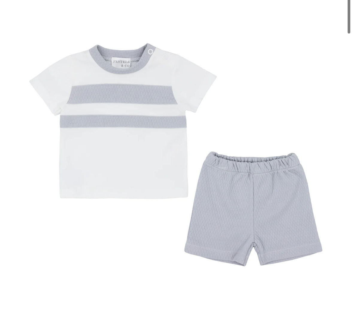 Pastel & co buster Grey Short Set 