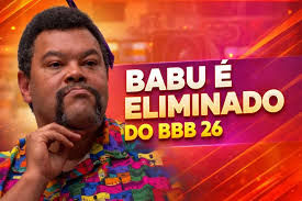 Babu Santana é eliminado do BBB 26 com 68,62% dos votos e deixa reality após paredão polêmico