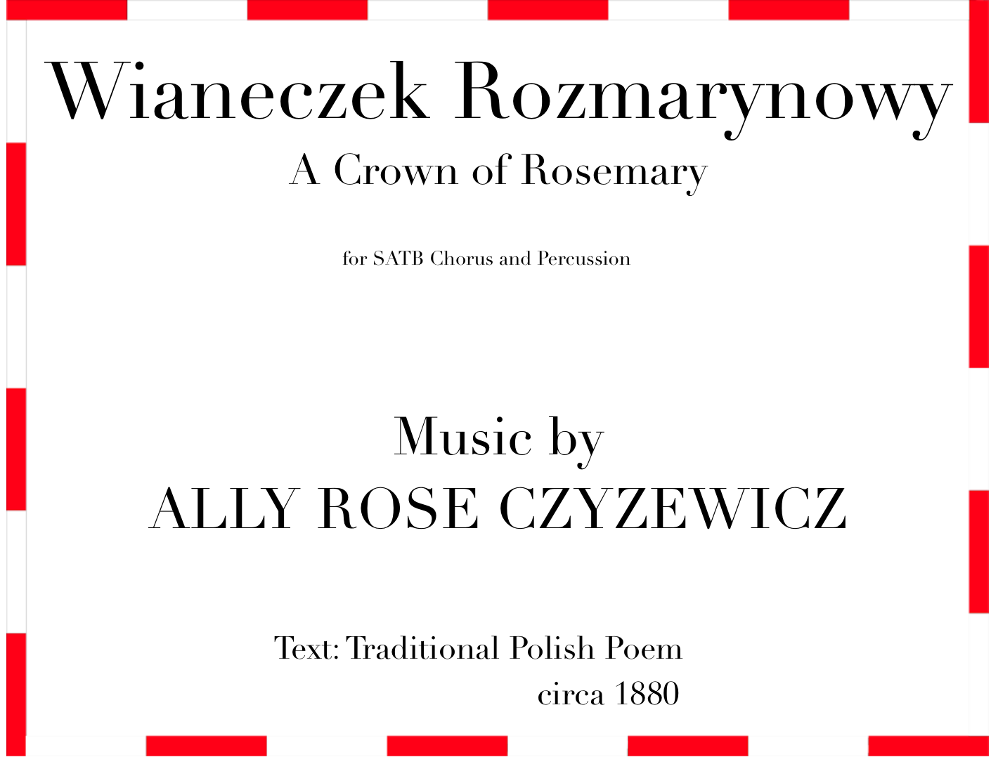 Wianeczek Rozmarynowy