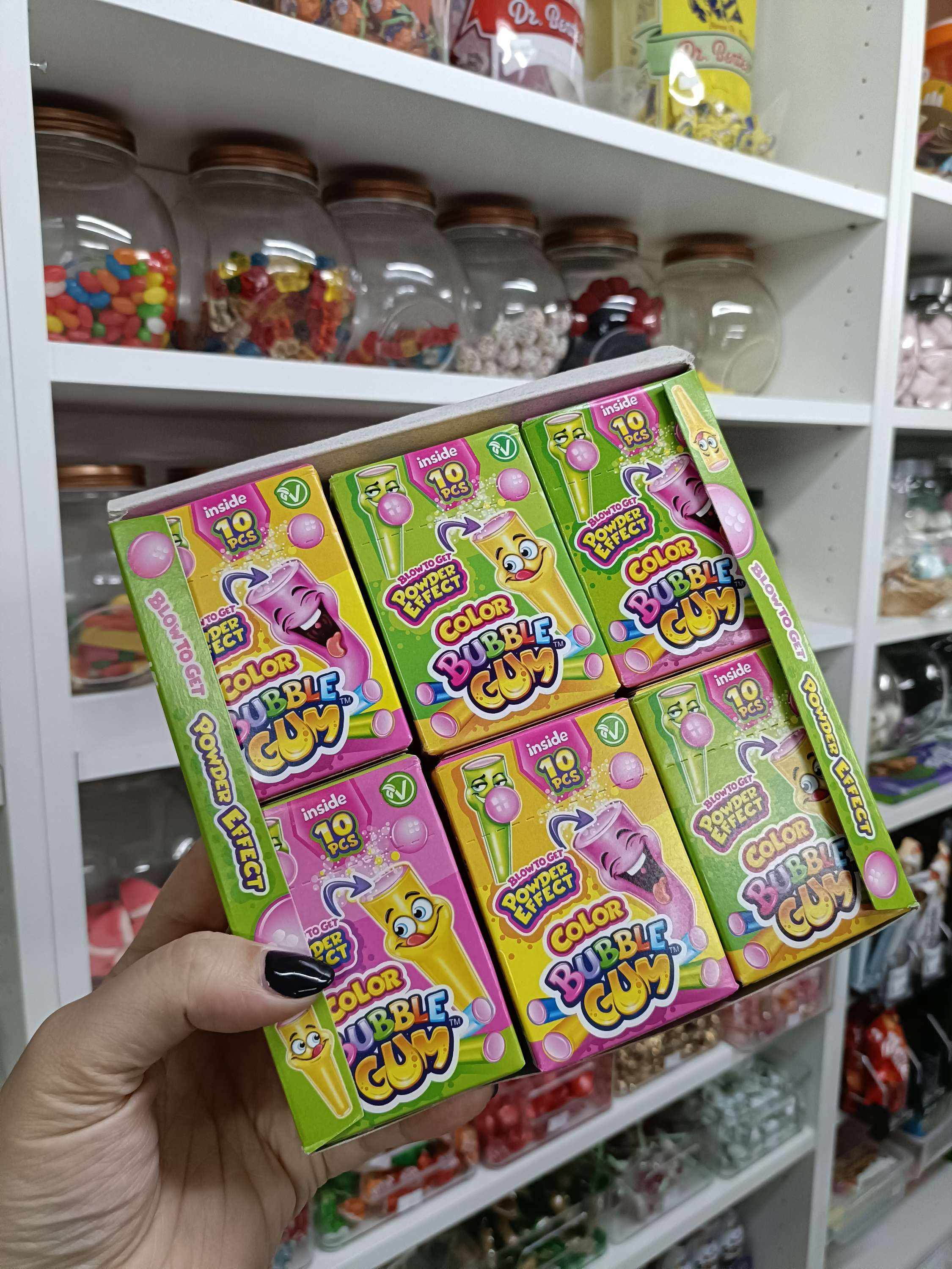 Lápis em pastilha elástica 