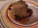 Apple Cake with Dessert Sauce