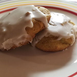 Frosted Pumpkin Spice Cookies