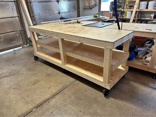 Work Table - 36”x 84” x 40” inch | Big Shop Tables
