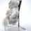 Thumbnail: White Apophyllite Crystals, Stilbite On Coral Chalcedony