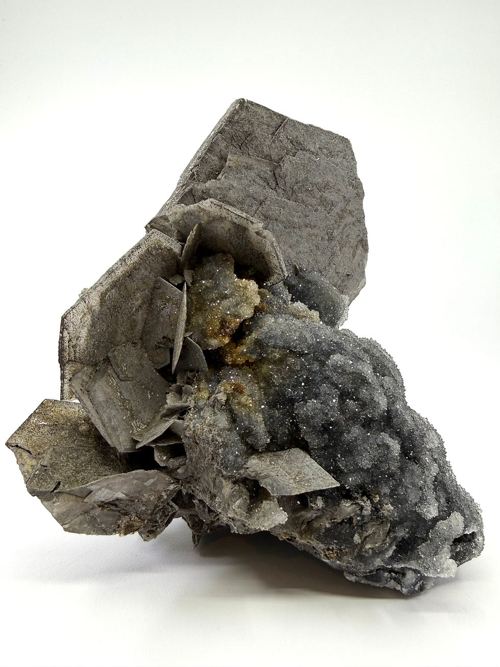 Calcite and Quartz, Museum Grade Mineral