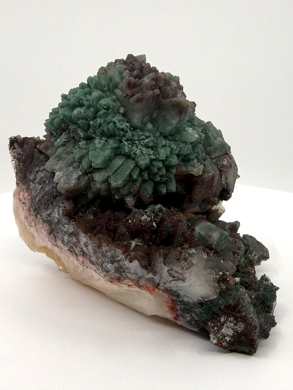 Thumbnail: Big Marshy Apophyllite Flower "The Snail"