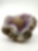 Golden Calcite Flower on Purple Amethyst Geode, Museum Grade Mineral