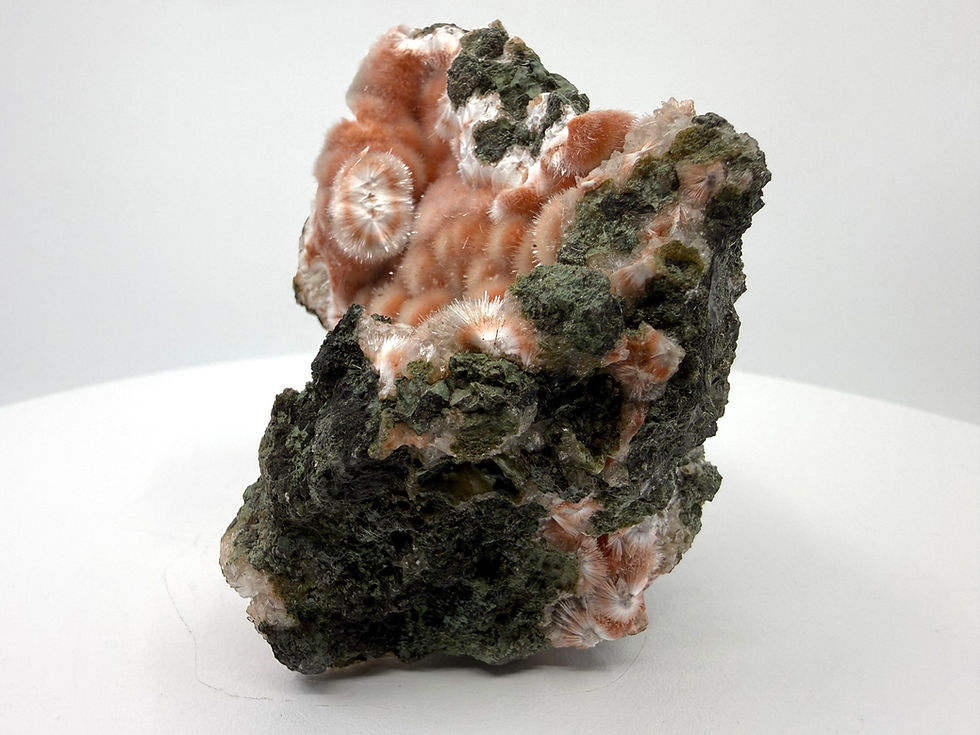 Thumbnail: Orange Thomsonite Balls with Fringes
