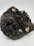 Gray Chalcedony Balls, Pink Mesolite on Julgodite