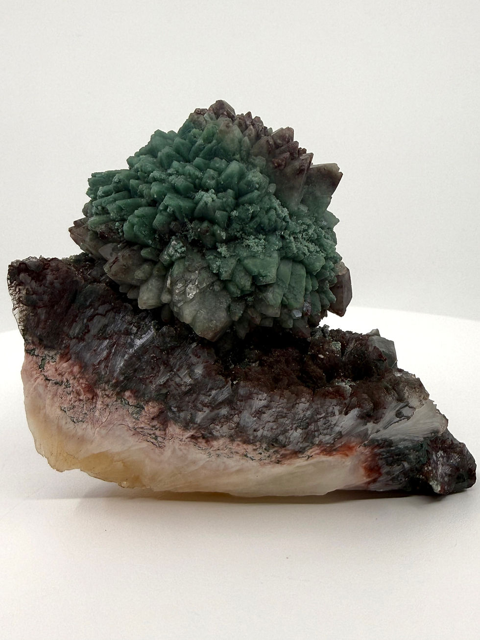 Thumbnail: Big Marshy Apophyllite Flower "The Snail"