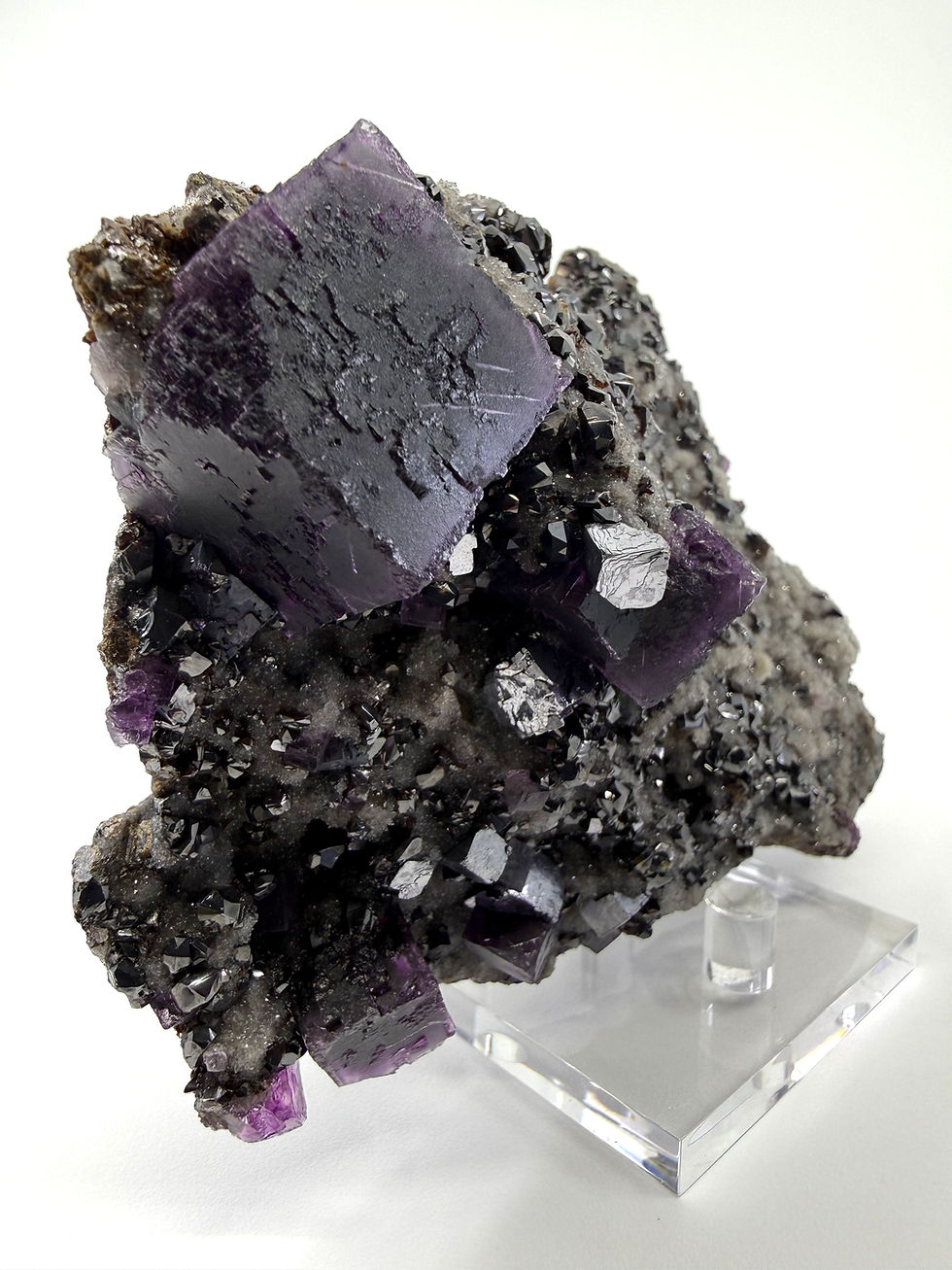 Fluorite and Sphalerite